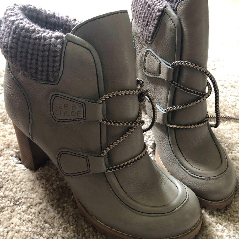 Beautiful booties be See by Chloe!